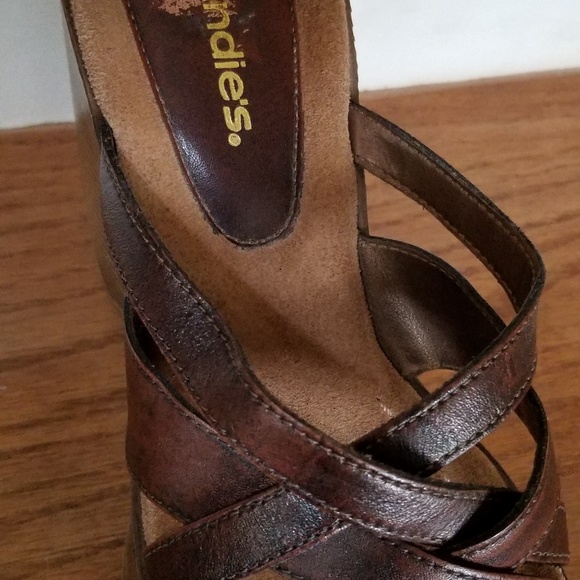 Candies platform leather sandal - Picture 2 of 6